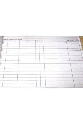 Enjeksiyon Pansuman Kayıt Defteri 400 Sayfa