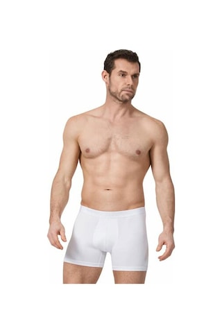 Namaldı Erkek Likralı Boxer 128 - 6 Adet Beyaz