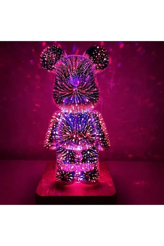 Yaratıcı Ayı Renkli Değişen Atmosfer Işığı Gece Ve Kamp Lambası Renkli Çok Renkli