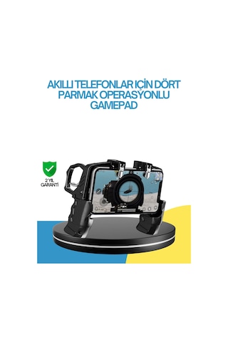 Dört Parmak Destekli Mobil Gamepad Tetikli Oyun Kontrolcüsü 90727183
