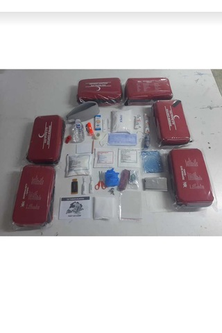 Ce Belgeli Eva Deprem Çantası Kırmızı