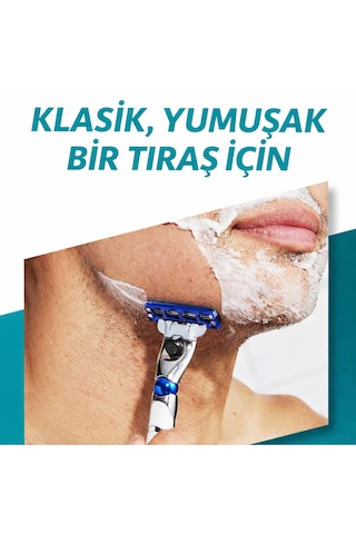 Gillette Mach3 Turbo 3d Tıraş Makinesi, 1 Sap + 1 Yedek Bıçak, 3 Bıçaklı