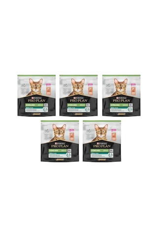 Pro Plan Proplan Sterilised Kısırlaştırılmış Somonlu Kedi Maması 2 Kg 5 Adet 400 Gr Pro Plan Proplan Sterilised Kısırlaştırılmış Somonlu Kedi Maması 2 Kg 5 Adet 400 Gr