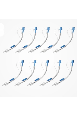 Endotrakeal Tüp Entübasyon Tüpü Spiralli Balonlu 3,5mm No:3,5 - 10 Adet