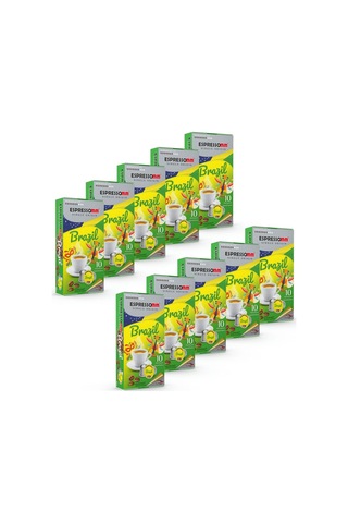 Espressomm® Single Origin Brazil Alüminyum Kapsül Kahve 100 Adet