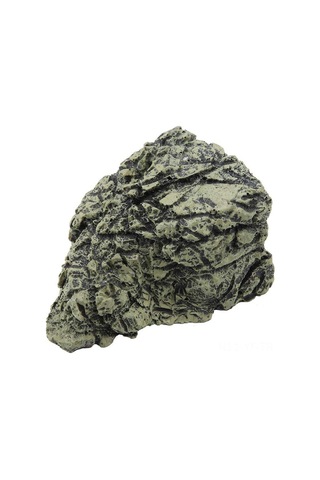 Yifomall Kaplumbağa Sığınak Yuvası - Reptil İçin Kauçuk Paletli Gizli Barınak, Akvaryum Dekorasyonu Orta Boy 12x11x6 Cm