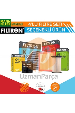 Seat Leon 1.6 16V Mann Filtron Filtre Bakım Seti 2000-2005