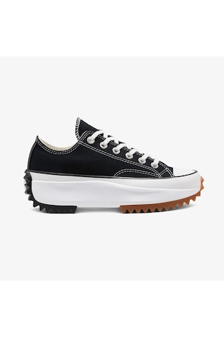 Converse Run Star Hike Canvas Platform Unisex Sneaker-siyah Siyah