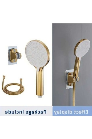 Fastbuy Challenger 3 59 Inç Modül Duş Başlığı Paslanmaz Çelik Seti, Su Basıncını Artırır, Düşük Su İçin Güçlü Akış