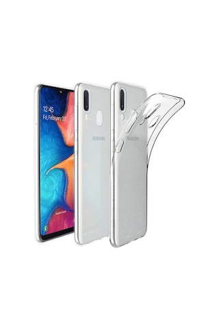 Samsung Galaxy Uyumlu A20e Kılıf Şeffaf Silikon Süper