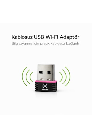 Usb Wifi Adaptörü 300 Mbps Kablosuz İnternet Alıcısı Siyah