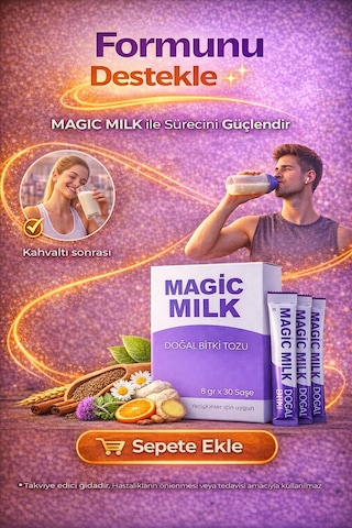 Magic Milk Doğal Bitki Tozu 30 Şase