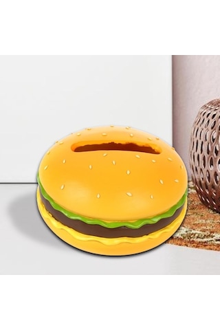 Pazly Suntek Sarı Peçete Kutusu Kapağı Hamburger Dispenseri Burger Bi Diğer