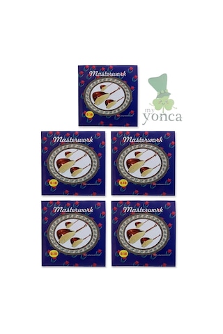 Masterwork 0,18 Çelik Kısa Sap Bağlama Teli 5 Takım Dayanıklı Ve Net Ton Veren Bağlama Telleri