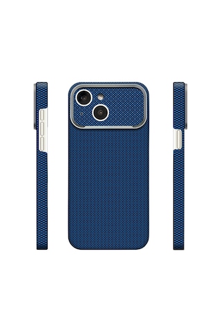 Nihcase Apple iPhone Uyumlu 15 Kılıf M-safe Şarj Özellikli Paris Zerre Sert Pc Kapak + Ekran Koruyucu