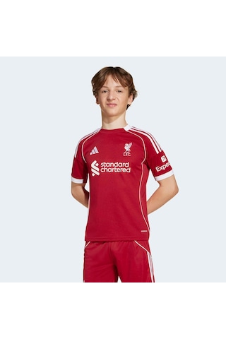 Adidas Liverpool Fc 25-26 İç Saha Çocuk Kırmızı Futbol Forması Jv6436 Kırmızı