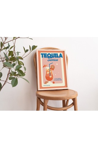 Tequila Sunrise, Retro Bar Sanatı, Özel Kokteyl Tarifi