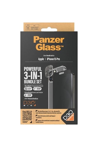 Apple Uyumlu iPhone 15 Pro Uwf Privacy Bundle Ekran & Kamera Koruyucu Kapak