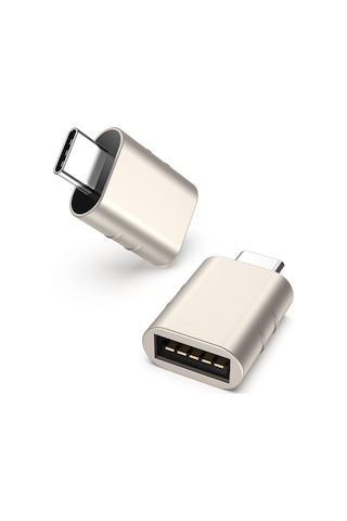 Usb-c To Usb 3.0 Adaptör 2 Li Set Kompakt Yıldız Işığı Dönüştürücü Pratik Seti