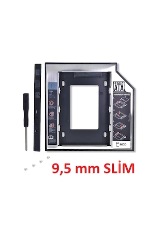 Harddisk Kutusu 9.5 MM Sata Slim Kızak Caddy