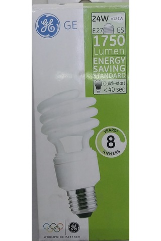 General 24 W E 27 Günışığı Spiralli Tasarruflu Ampul