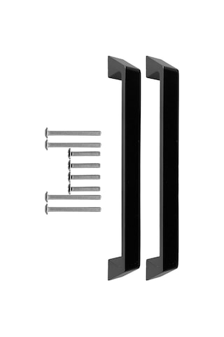 Mutfak Ve Banyo Dolabı Kapakları Ve Çekmeceler İçin Metal Kulp Paslanmaz Alüminyum Mobilya Dolap Kulbu 160mm Mat Si