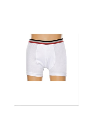 Mintev 12 Li Beyaz Likralı Erkek Çocuk Boxer 1343 12 Adet