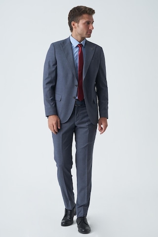 White Stone Ely T2465 Slim Fit 6 Drop Likralı Takım Elbise Desenli-desenli Çok Renkli