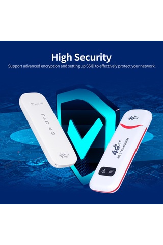 Springsun 4g Lte Usb Modem 4g Yönlendirici Mobil Wifi Erişim Noktası Sım Kart Yuvası İle 150mbps Dl 50mbps Ul Maksimum 10 Cihaz