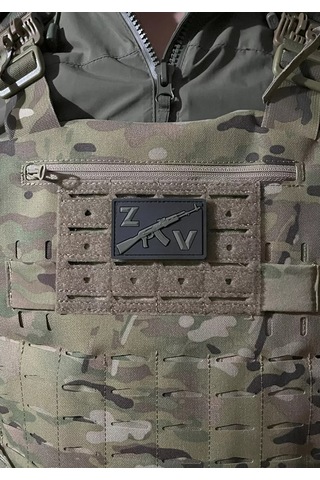 Tactochno Pvc Şerit "z Ve V Ak-47" Siyah Arka Plan 220523661