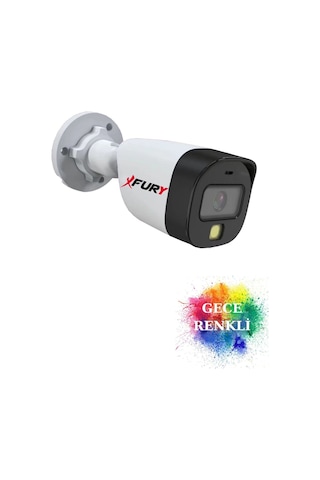 Gece Renkli - 5mp Lens 1080p Full Hd Ahd Güvenlik Kamerası Ultra Led Renkli Gece Görüş