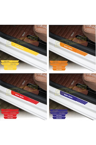 Size Özel Petek Kapı Eşiği Oto Sticker