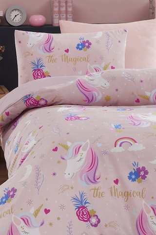 Eponj Home Junior Nevresim Seti Tek Kişilik Magical Pembe