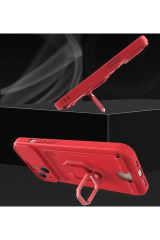 Apple Uyumlu iPhone 13 Kılıf Zore Pelit Kapak Pembe