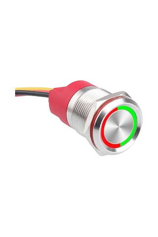 Wd19t-p1-e 19mm Dokunmatik Touch Metal Buton - Çift Renk