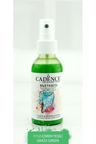 Cadence Your Fashion Sprey Kumaş Boyası 100Ml - 1112 Çimen Yeşil