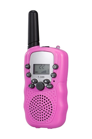 Tenfowee Kızıl Pembe 8 Kanal 3 Km Uzaklıkta Konuşan Radyo, Otomatik Gürültü Engelleme Vox Fonksiyonu, Kamp, Dağa Çıkma, Bisiklet Turu İçin, 0.5w Güç, Avrupa Frekansı Pil Yok