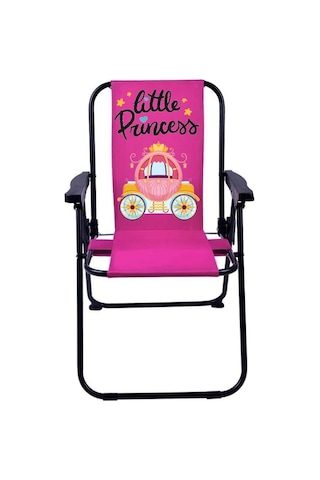 Exent Little Princess 2-6 Yaş Lüx Çocuk Piknik Sandalyesi-mini Kamp Sandalyesi-pembe