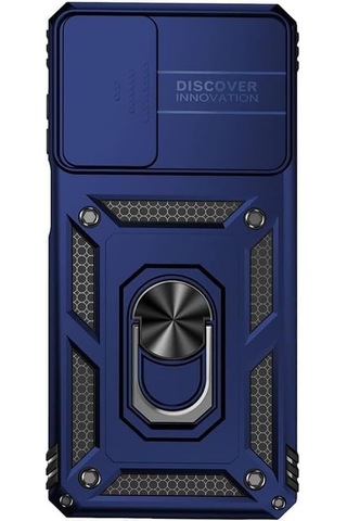 Honor 90 5g İle Uyumlu Kılıf Magnetik Standlı Kamera Korumalı Sürgülü Kapak