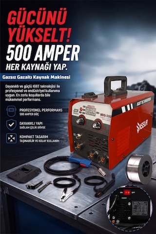 Mıg-350 350a Profesyonel 3'ü 1 Arada Mıg Mma Tıg İnverter Gazsız Gazaltı Kaynak Makinesi-3237