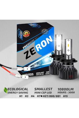 Zeron Premium Series H881 Led Xenon Şimşek Etkili Led Xenon Led Ampul
