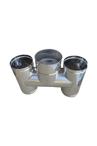 Paslanmaz H Baca 13 Cm Çapında Soba Borusu İçin