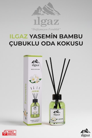Ilgaz Reed Diffuser Yasemin Çiçeği Bambu Çubuklu Oda Kokusu 110 ML