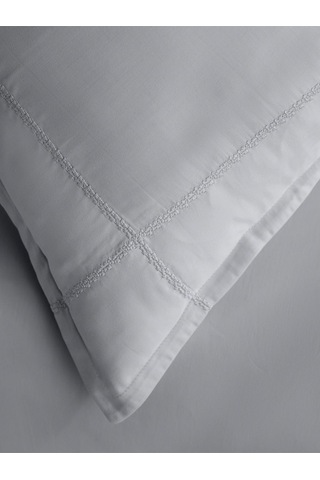 Elegance Runa Pamuk Saten Nevresim Takımı Gri Çift Kişilik