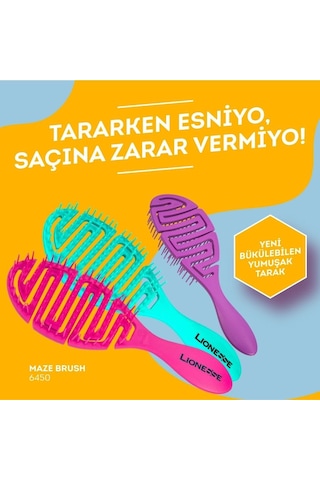 Tarko Lionesse 1940 Aynalı Seyahat Saç Fırçası