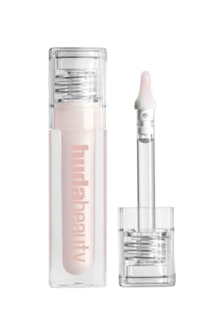 Huda Beauty Icy Nude Faux Fıller Lip Gloss Ultra Parlak Dudak Parlatıcı She Glıtzy Pinkestcosmetics 1