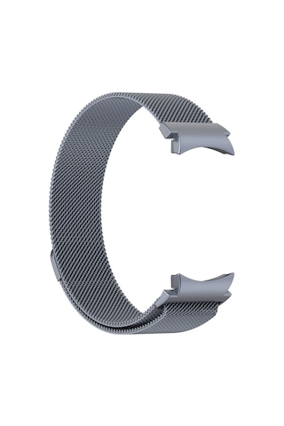 Galaxy Watch 6 Classic 47mm Uyumlu Krd-01 Metal Mkst Kordon-gri