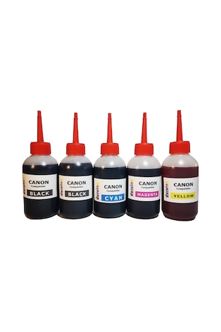 Canon Pg 545 Cl 546 Kartuş Dolum Set 5 Li Set 5X100 ML Mürekkep