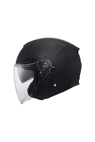 Scoyco Of-669 Güneş Vizörlü Yarım Açık Kask Mat Siyah