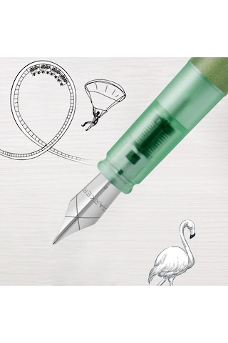 Parker Dolmakalem Vector Xl Yeşil M Uç Çok Renkli